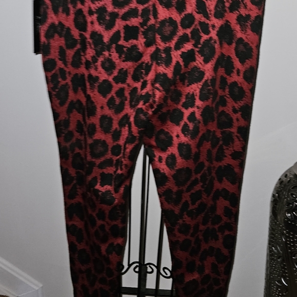 NWT LAURA CRUZ 2PC ANIMAL PRINT BLAZER & PANT M - Picture 5 of 6